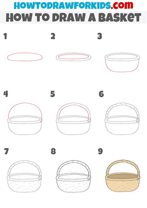 How To Draw A Easy Flower Basket | Best Flower Site