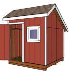 812 Saltbox Shed Plans Free MyOutdoorPlans