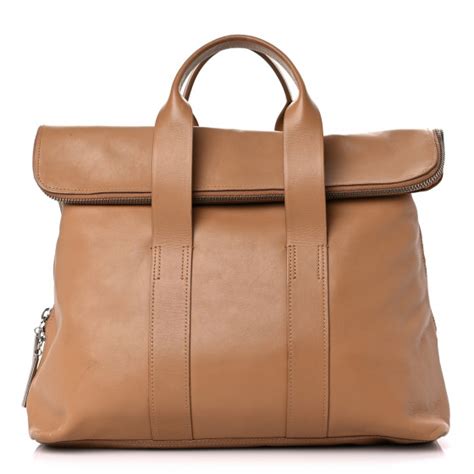 3 1 PHILLIP LIM Calfskin 31 Hour Bag Nude 1101732 FASHIONPHILE