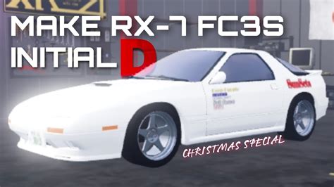 TUTORIAL HOW TO MAKE MAZDA RX7 FC3S INITIAL D CHRISTMAS SPECIAL