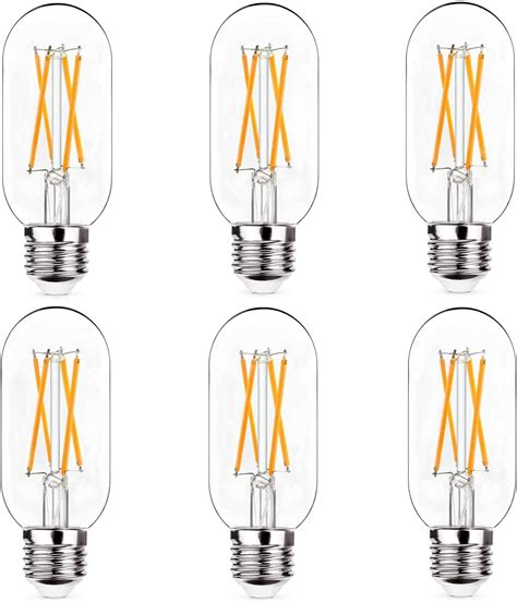 Yfxrlight Dimmable T Led Edison Bulb K Warm White W Antique