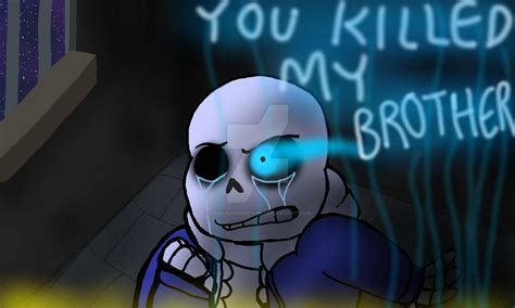 A Very Sad Sans By Cookiecrumbfnaf On Deviantart