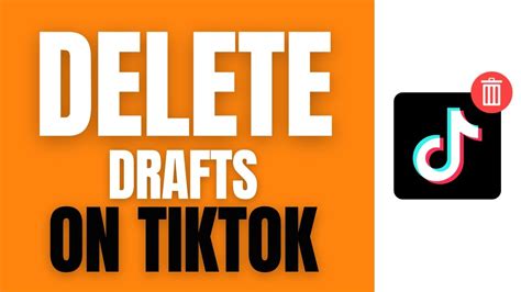 How To Delete Drafts On TikTok Very Easy YouTube