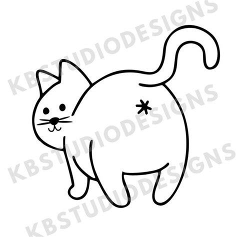 Funny Cat Svg Etsy