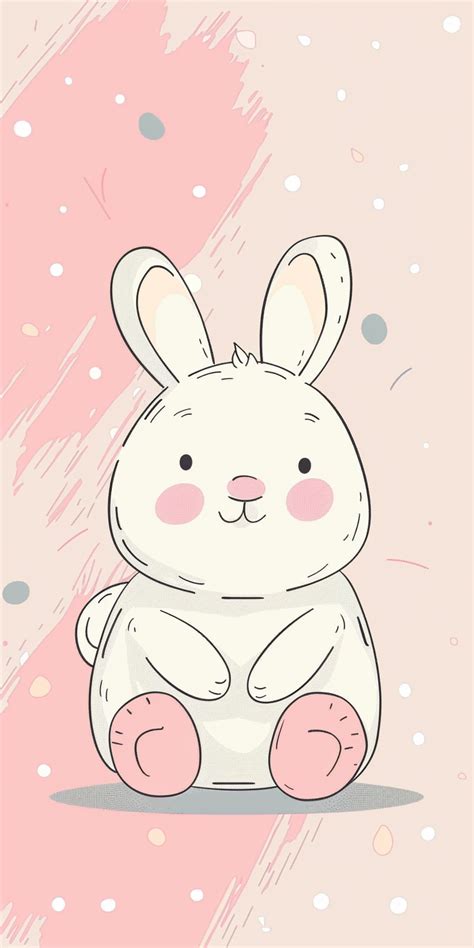 Adorable Pink Bunny HD Phone Wallpaper - Little Nimo AI