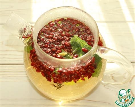 Травяной чай с барбарисом – кулинарный рецепт