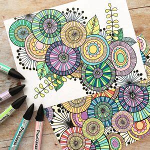 Zentangle Colouring Pages Kate Hadfield Designs