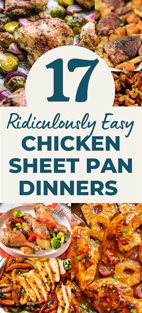 17 Super Easy Chicken Sheet Pan Dinners For Busy Weeknights In 2024