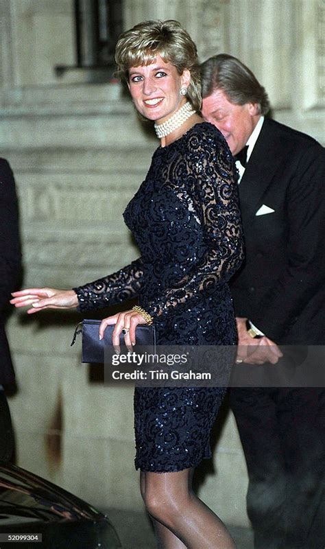 Princess Diana At The Royal Albert Hall As Patron Of The British Lung