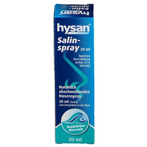 Hysan Salinspray Ml Shop Apotheke