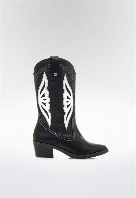 Botas Cowboy Mujer Mustang Teo Negro