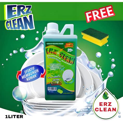 Jual Sabun Cuci Piring Erz Clean 1 Liter Sabun Cuci Piring Extra