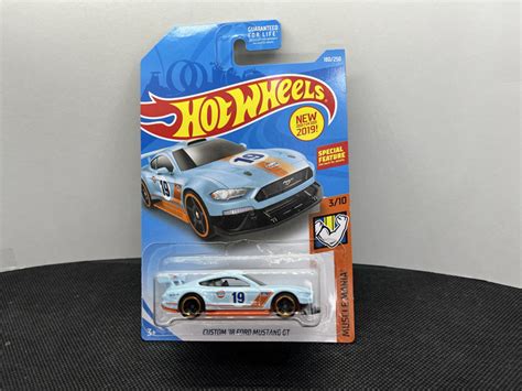 2019 Hot Wheels Custom 18 Ford Mustang Gt New For 2019 Mainline Muscle