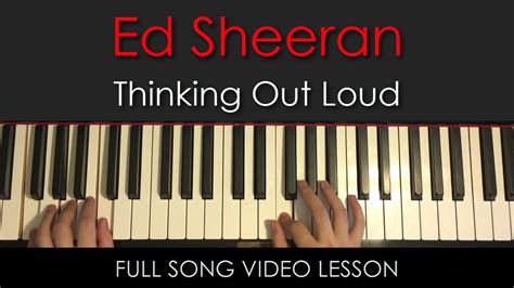 Ed Sheeran | Thinking Out Loud | Full Song Video Lesson | Amosdoll