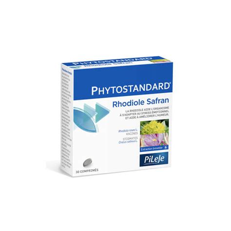 PILEJE Phytostandard rhodiole safran 30 comprimés Parapharmacie