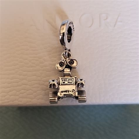 Disney Pixar Uthentic Pandora Wall E Robot Charm Gem