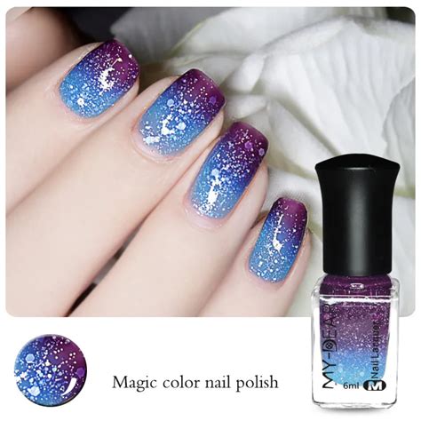 Bottle Ml Color Changing Nail Polish Peel Off Thermal Nail Varnish