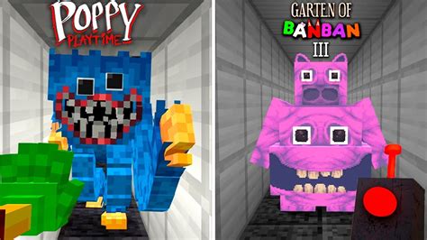 Huggy Wuggy Vs Chef Pigster Minecraft Pe Addon Poppy Playtime