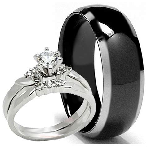 25 Ideas for Womens Black Wedding Ring Sets – Home, Family, Style and Art Ideas