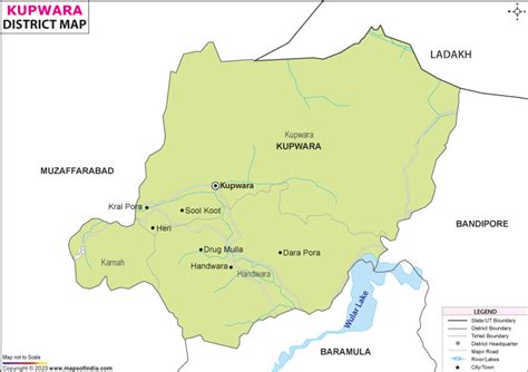 Kupwara District Map