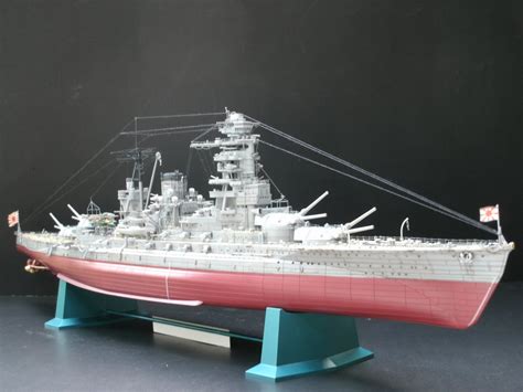 Ijn Battleship Mutsu 1350 Full Option Finescale Modeler