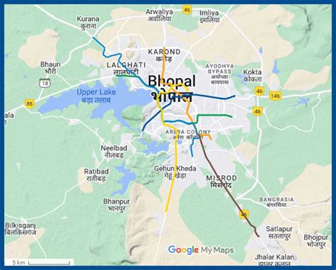 Bhopal Metro Route Map Stations List Progress And Latest Updates