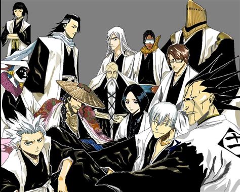 All bleach captains by TheCirroBros on deviantART | Bleach captains ...