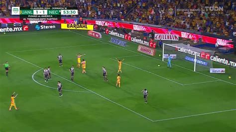 Goool Ozziel Herrera Anota Para Tigres Tudn Liga Mx Tudn