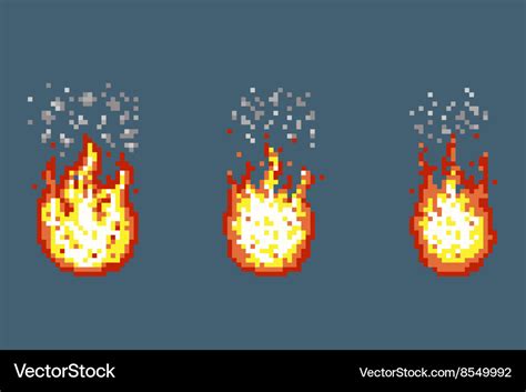 Flame Pixel Art