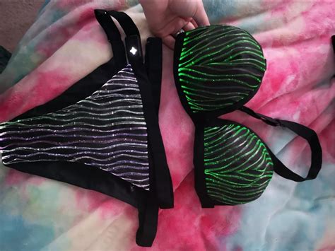 Sling Light Up Bikini Sexiest Led Fiber Optic Fabric Bikini Lumisonata