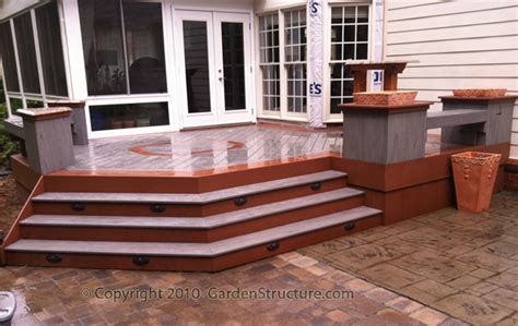 Not This Style But I Like The Deck To Patio Transition Patio