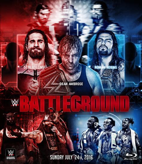 Wwe Battleground 2016 Custom Poster By Ahmed Fahmy On Deviantart