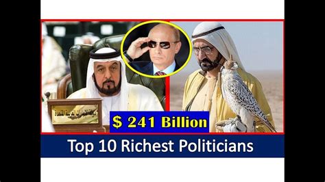 Top 10 Most Richest Politicians In The World Youtube