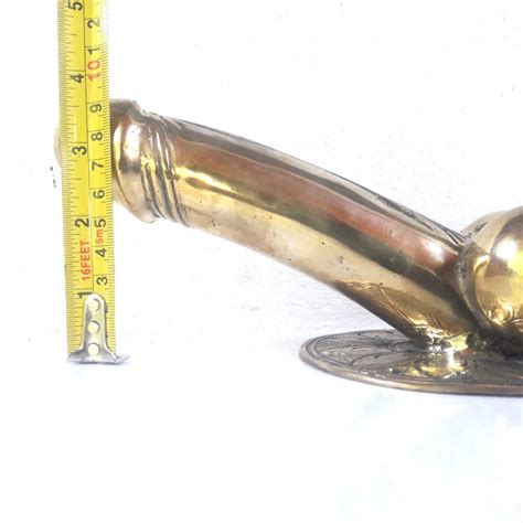 Badass Erected Phallus Sculpture Nude Art Erotic Decor Azzaluna