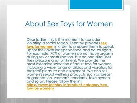 PPT Sex Toys For Women To Induce Female Orgasm PowerPoint Presentation ID 12665309