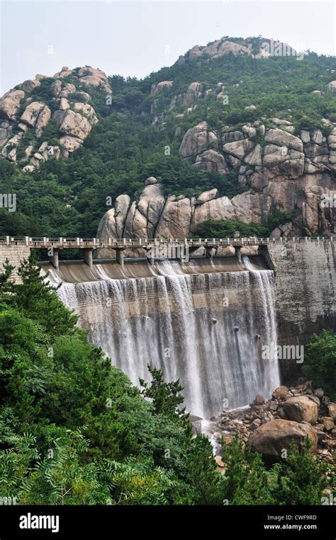 Longtan Reservoir At Laoshan Mountainqingdaochina Stock Photo Alamy