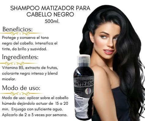 Shampoo Matizador Para Cabello Negro Ml Productos Dvita