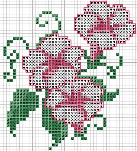 Схемы вышивки "Цветы" Серия-2. Обсуждение на LiveInternet - Российский ...