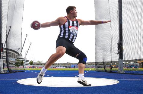 Nick Percy Isle Of Wight Discus Thrower Retains British Title Winning