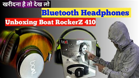 Wireless Headphones Unboxing Boat Rockerz 410 Ear Wireless