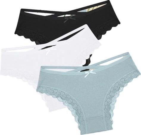 Montecarduo Female Low Rise Lace Panties Pcs Sexy Hollow Out Briefs Soft Breathable Lingerie