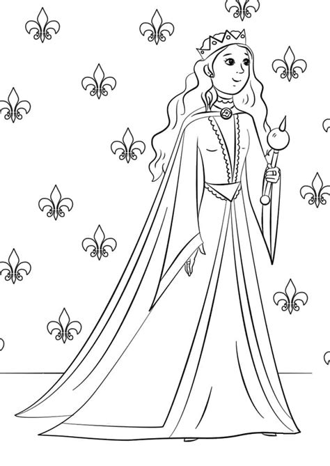 Coloriage Reine Imprimer Sur Coloriageenfant