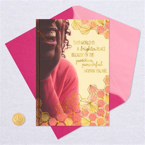 You Are A Positive Powerful Woman Birthday Card For Her Greeting Cards Hallmark