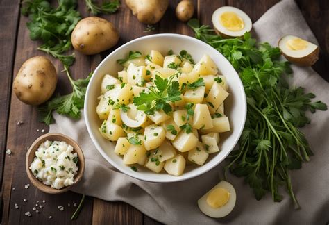 Opskrift P Kartoffelsalat Med Olie Eddike Dressing En Nem Og L Kker