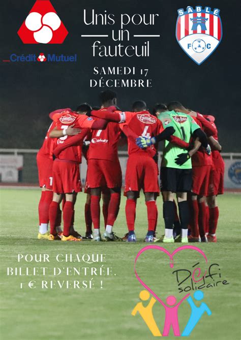 Actualité National 3 Le Sablé Fc Participe Au Défi Club