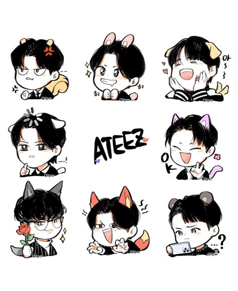 c r i s saw ateez Wanderlust Life on Twitter RT MMMG 00 画了点表情包