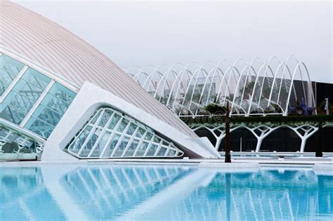 Modern Architecture Of City Of Arts And Sciences Valencia Spain