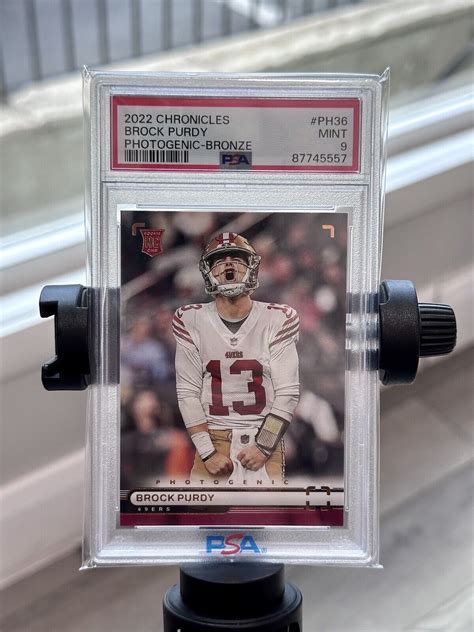 Panini Chronicles Photogenic Bronze Ph Brock Purdy Rc Ebay