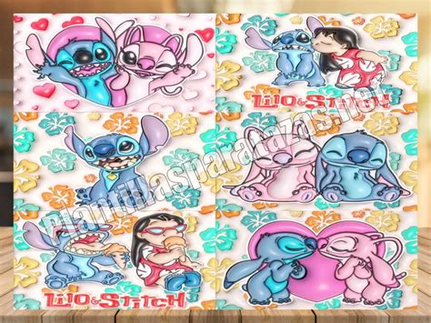 Plantillas Para Tazas De Stitch En D