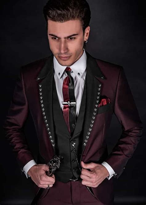 2506 Ottavio Nuccio Gala Slim Fit Groom Suit Mens Suits Suits